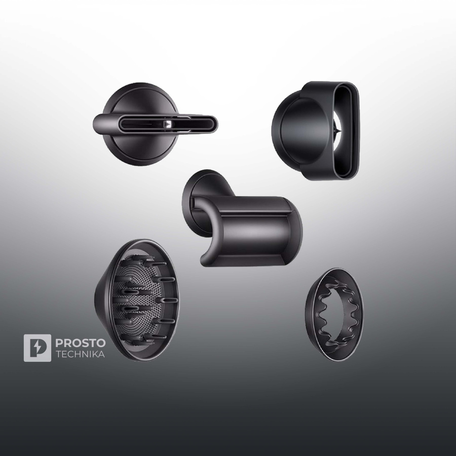 Фен Dyson Supersonic HD08, Black/Bright nickel Фен Dyson Supersonic HD08, Black/Bright nickel